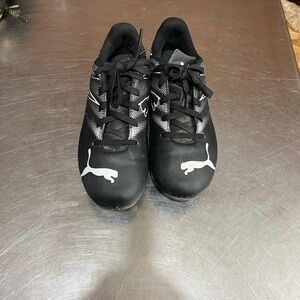 Puma Black and White Athletic Shoes
